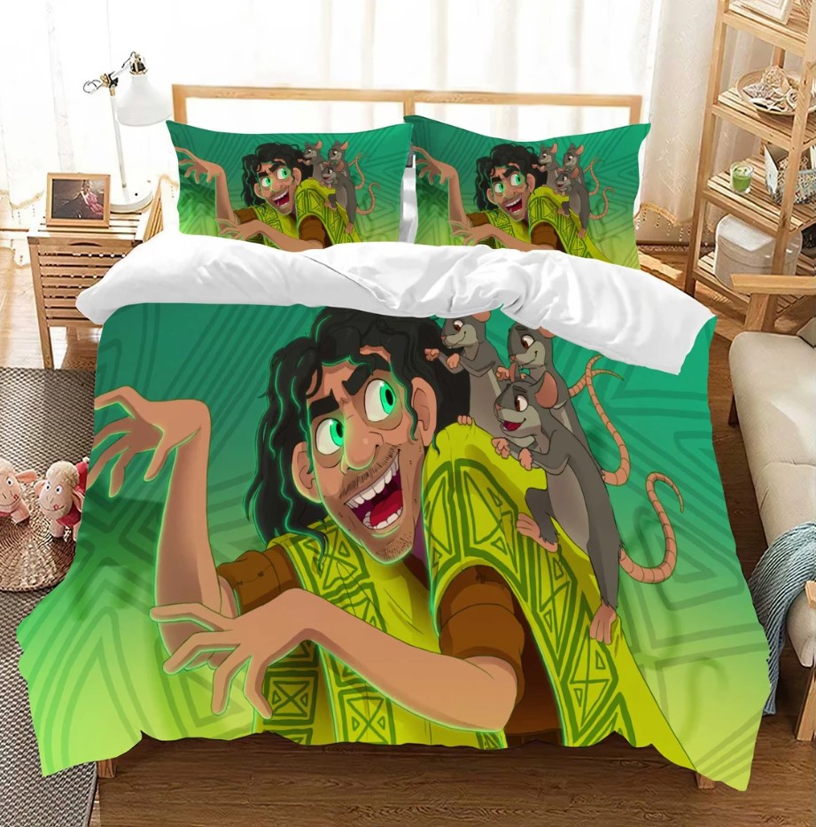 Personalized Bruno Encanto Bedding Set Encanto Bed Set Encanto Movie Bet Set Gift For Encanto Fan